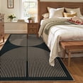 thumbnail image 4 of RUG ROBOT 5'x7' Easy Jute Rug, Washable Non Slip Area Rugs for Living Room, Modern Rainbow Indoor Outdoor Rugs, Farmhouse Carpet Natural Rug for Dining Room Bedroom Deck Porch, 4 of 10