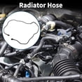 thumbnail image 2 of Manguera del radiador Unique Bargains Manguera de calefacción del radiador Manguera de salida del radiador No.1892031/F1F18C012V para Ford Focus 2017-2018 Tubo de refrigerante de goma Negro 1 Pc, 2 of 6