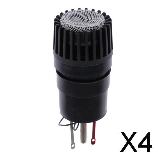 Paquete de 4 cabezales de carcasa de cartucho de cápsula de captación de sonido de micrófono Baoblaze para SM57