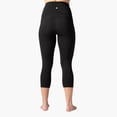 thumbnail image 2 of Fishers Finery Womens Ecofabric Active Yoga High Waist Workout Capri; Cotton & Modal Blend (Black, L), 2 of 6