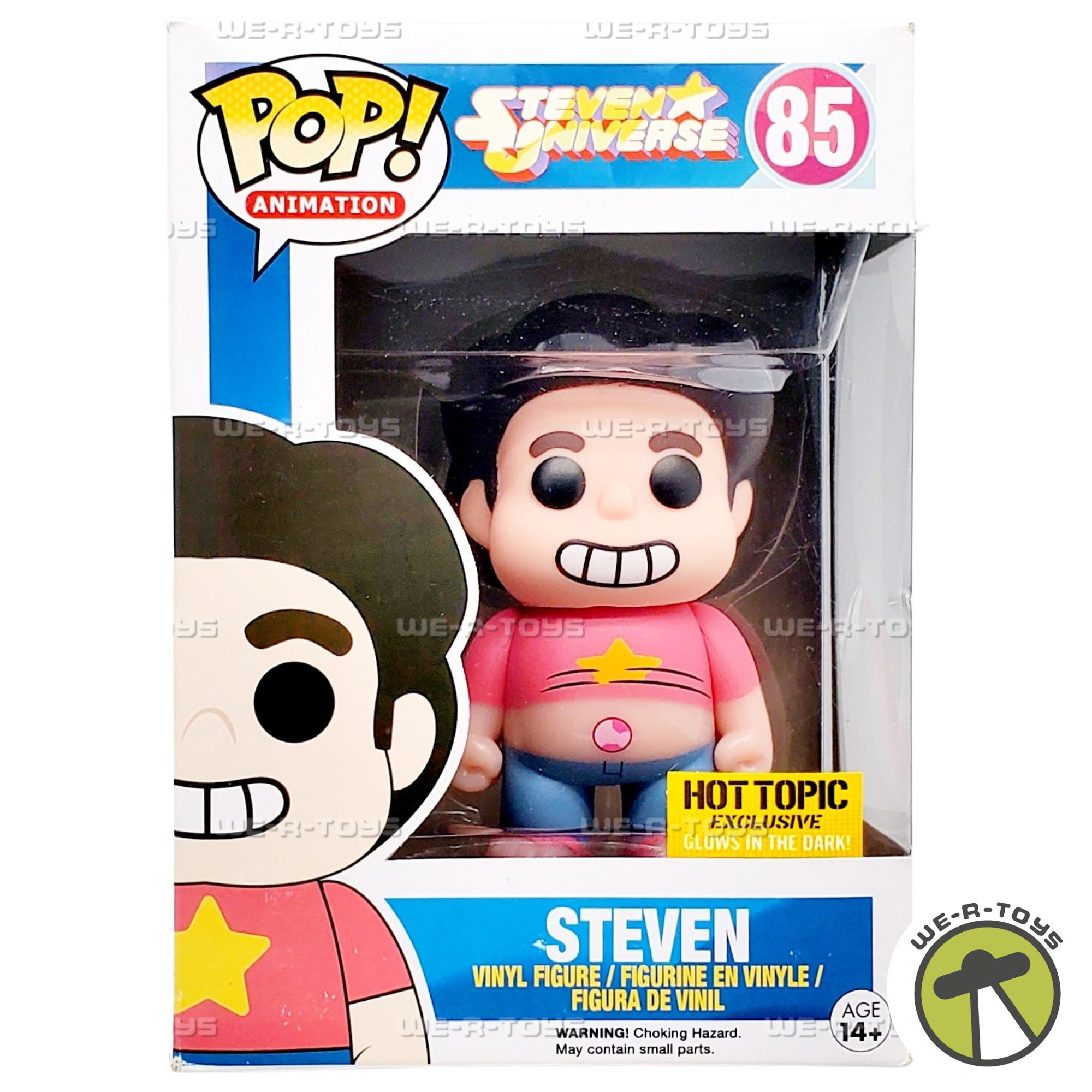 Funko Steven Universe Pocket POP Steven Exclusive Keychain Glows in the Dark