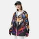 thumbnail image 3 of Balery Colorful Wolf Head Sudadera ligera de manga larga con capucha y protección solar UPF 50+ para hombre y mujer, ideal para pesca y running-X-Large, 3 of 7