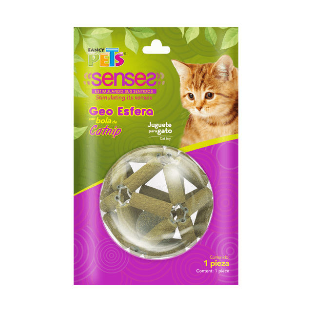 JUGUETE GEO ESFERA DE CATNIP