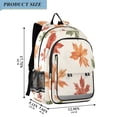 thumbnail image 2 of FORMRS Unisex School Backpack 17" Student Travel Bag with Laptop Compartment, Brown Autumn Leaves, 2 of 7
