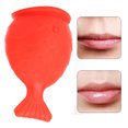thumbnail image 1 of Lip Plumper Tool, Lip Pump Device Silicone Portable Reusable Fish Shaped Lip Plumping  Device Fish Shaped Lip Plumper  Lips  Plumper Device Pout Mouth Tool For Dating Red, 1 of 8