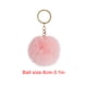 thumbnail image 4 of Inteprter Fuzzy Ball Llavero Encantadores Llaveros Multifuncional Conveniente Adorable Multi-colores Llaveros Mujeres Negro 4cm Artesanía Rosa 8cm Inteprter HA059936-26, 4 of 6