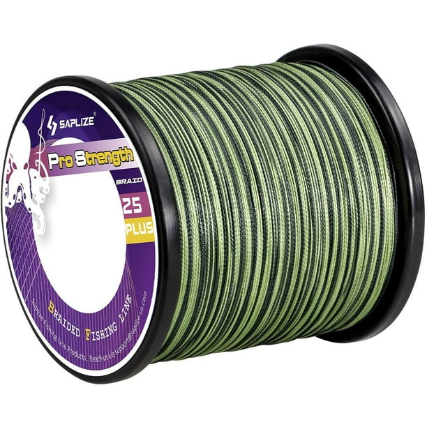 EAYY 4 Strands Braided Fishing Line, 10LB-80LB Test Pound, Multi Colors  Available, Zero Stretch, Small Diameter, Abrasion Resistant Super Strong  High