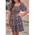 thumbnail image 4 of Vestido PRETTYGARDEN 2025 Floral con Escote Cuadrado para Verano Talla S, 4 of 6