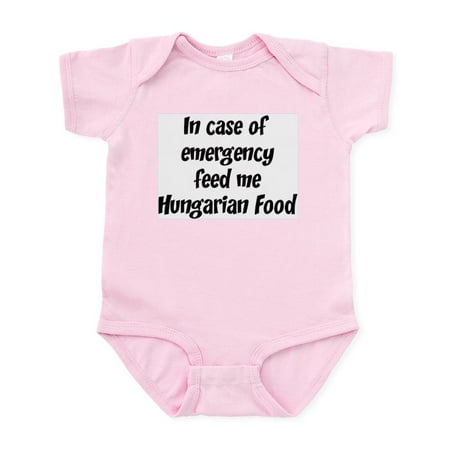 

CafePress - Feed Me Hungarian Food Infant Bodysuit - Baby Light Bodysuit Size Newborn - 24 Months