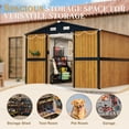 thumbnail image 3 of LiviNest 10x12 FT Outdoor Storage Shed: Metal Garden Shed with Lockable Doors & 2 Windows - Multi-Purpose Backyard Shed for Urban Farmers & Workshop Storage, 3 of 6