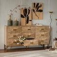 thumbnail image 6 of MDQMD Wooden 9 Drawers Dresser for Bedroom,Mid Century Modern Dresser Storage Organizer,59'' Wide Dresser for Closet Storage, 6 of 8