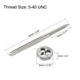 thumbnail image 2 of Unique Bargains 5-40 UNC Tap and Die Set, HSS Machine Thread Tap with Round Threading Die Right Hand, 2 of 5