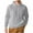 Gray, variant on Turilly Men's Solid Color Casual Hoodie Men's Hoodie Long Sleeved