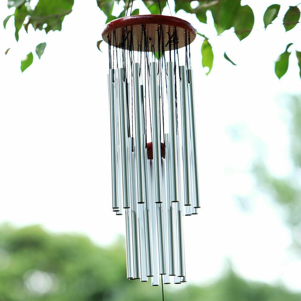 Large 27 Tubes Windchime Chapel Bells Wind Chimes Outdoor Garden Home Decor US 
