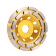 thumbnail image 1 of Toystoory Almohadilla de lijado Maceta de diamante Copa Rueda 125 mm Amoladora de hormigón Dorada para pulido de hormigón Pulido de suelos Cocina y Comedor Toystoory HA013436-00, 1 of 6