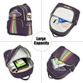 thumbnail image 5 of FORMRS Mini Backpack Purse for Women Travel Daypack Casual Shoulder Bag, Colorful UFO, 5 of 7