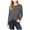 Black - black, variant on maison Jules Womens Knot Front Pullover Blouse, Blue, Small