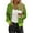 Army Green-04, variant on Perfectbot Women's Trendy Zip Up Bomber Jacket - Casual Plaid with Pockets Fall Winter Outerwear