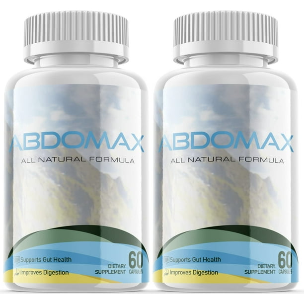 (2 Pack) Abdomax Dietary Supplement for Digestion and Healthy Gut