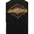 thumbnail image 5 of Quiksilver Men's T-Shirt Black Purple Yellow Sun Bloom Graphic S/S (S09), 5 of 7