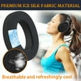 thumbnail image 3 of SOULWIT Cooling-Gel Earpads Cushions Replacement for Sennheiser HD650, HD660 S, HD660S2, HD600, HD6XX, HD58X, HD580, HD565, HD545, HD535 Headphones, Ear Pads with Ice Silk Fabric - Black, 3 of 7