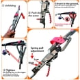 thumbnail image 4 of Paquete de 2 soportes automáticos para caña de pescar con resorte, soporte para caña de pescar de acero inoxidable, soporte para caña para pesca en banco, receptor de peces automático inteligente, 4 of 5