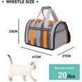thumbnail image 2 of KAIYANG Transportines para mascotas para perros y gatos pequeños y medianos, mochila transpirable portátil de lados suaves para cachorros, 2 of 5