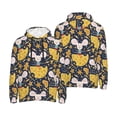 thumbnail image 6 of Bingfone Mouse Cheese Men's Drawstring Hoodie Long Sleeve Pocket Sweatshirts-3X-Large, 6 of 6