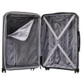 thumbnail image 5 of DUKAP AIRLEY 3-Piece Hardside Luggage Sets with Spinner Wheels, Handle and Trolley, (20"/24"/28"), Black, 5 of 11