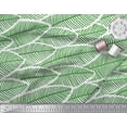 thumbnail image 3 of Soimoi Green Rayon Fabric Artistic Palm Leaves Print Fabric by Yard 56 Inch Wide, 3 of 3