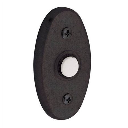 Baldwin 3'' x 1.688'' Oval Doorbell Button
