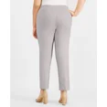 thumbnail image 2 of JM Women's Collection Plus & Petite Plus Size Tummy Control Slim-Leg Pants Gray Size Small Petite, 2 of 3