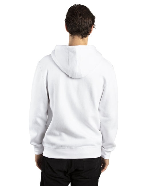 Unisex Ultimate Fleece Full-Zip Hooded Sweatshirt - WHITE - 4XL