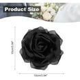 thumbnail image 2 of Silk Satin Flower Brooch Pin, Large Peony Floral Lapel Pin, 2 of 5