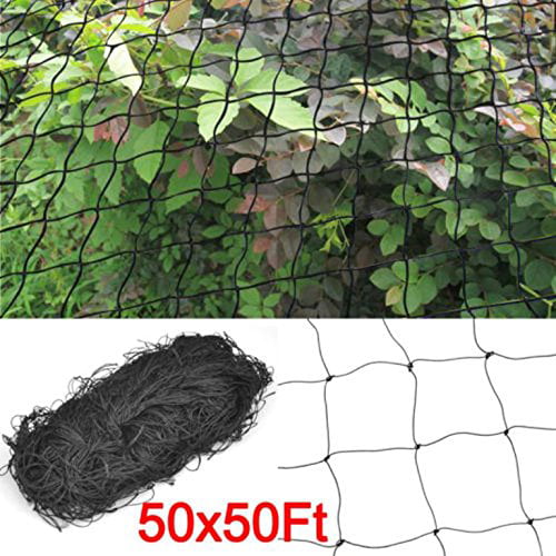 Bird Netting 50' X 50' Net Poultry Avaiary Game Pens Plant Protective Netting BP 