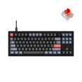 thumbnail image 1 of Keychron V3 Wired Custom Mechanical Keyboard Knob Version TKL QMK/VIA Programmable Macro with Hot-swappable Keychron K Pro Red Switch Compatible with Mac Windows Linux Carbon Black (Non-Transparent), 1 of 5