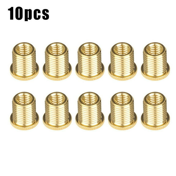 10 Pack Aluminum Gear Shift Knob Thread Adapter Nuts Insert Set M10x1.25