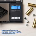 thumbnail image 4 of Báscula de bolsillo American Weigh Scale, 600 g x 0,1 g, negra, 4 of 7