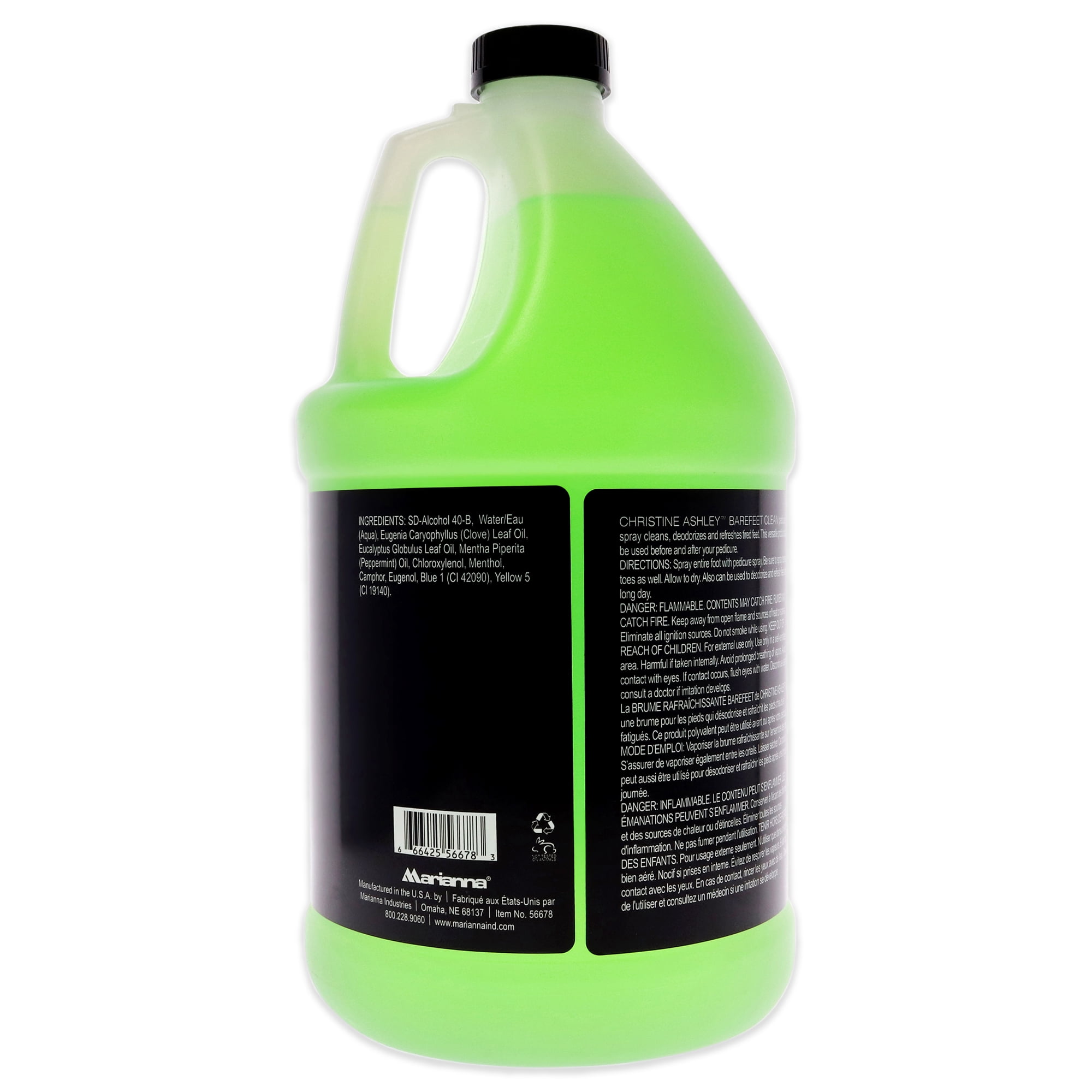 Marianna Barefeet Clean Pedicure Astringent , 1 Gallon Astringent