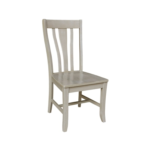 42" Round Solid Wood Dual Drop Leaf Table with 2 Chairs in Unfinished
