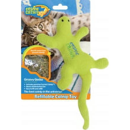 Ourpets Company-Cosmic Refillable Catnip Toy- Lizard