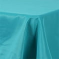 thumbnail image 6 of BalsaCircle 60" x 126" Polyester Rectangular Tablecloth Turquoise, 6 of 8
