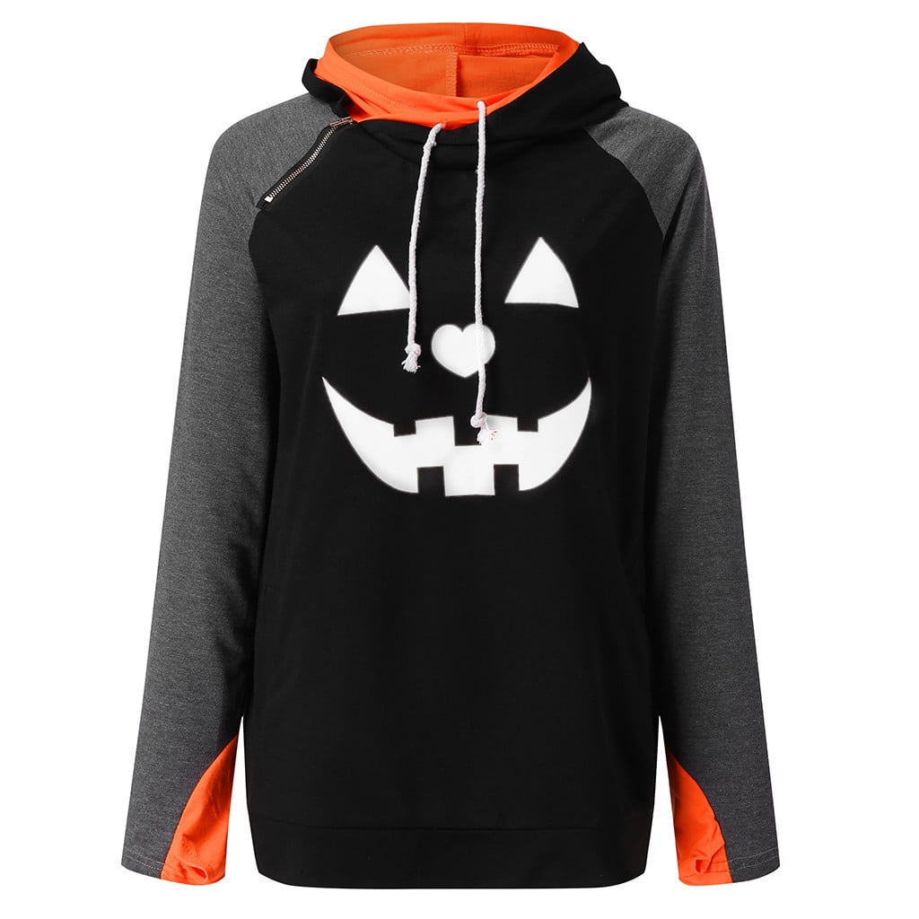halloween hoodies plus size