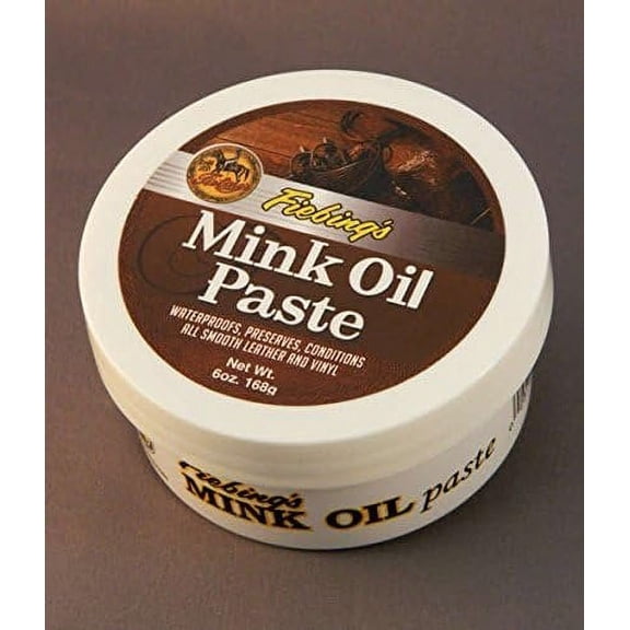 Fiebing's Mink Oil Paste - Waterproof Leather Care - 6-oz.