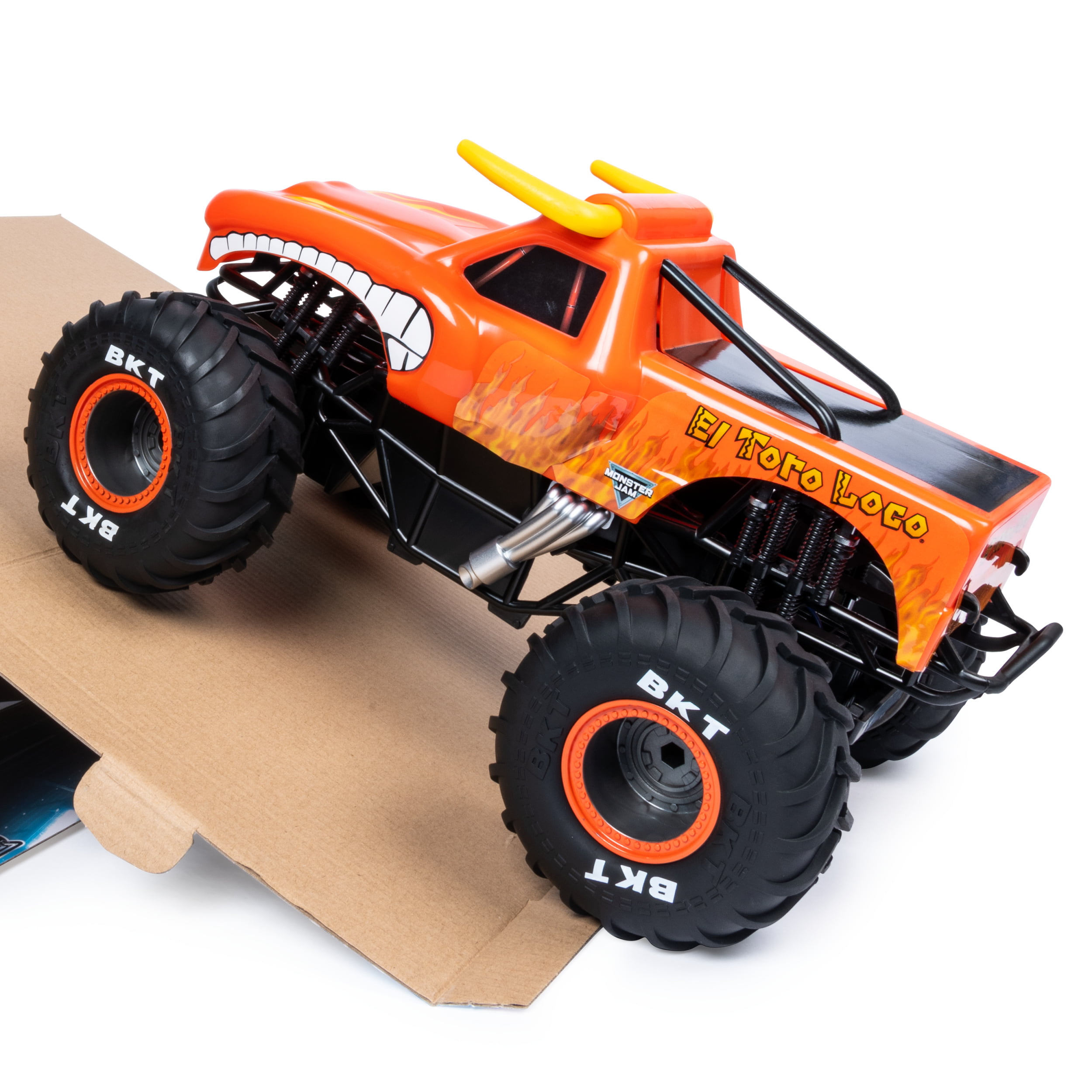  Monster Jam, Official El Toro Loco Remote Control Monster Truck  for Boys and Girls, 1:24 Scale, 2.4 GHz, Kids Toys for Ages 4-6+ : Toys &  Games