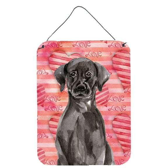 Black Labrador Love Wall or Door Hanging Prints