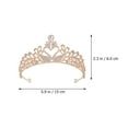 thumbnail image 2 of HAMPPLIES 1Ud Tiara De Novia Decorativa Con Para Celebraciones Y Eventos, 2 of 8