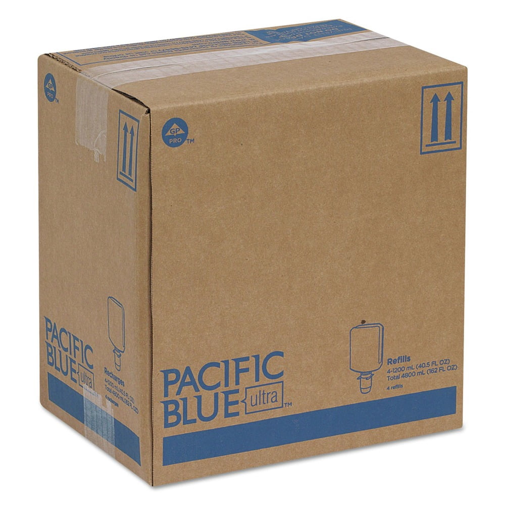 1200 mL Pacific Blue Ultra Antimicrobial Foam Soap Manual Dispenser Refill - Pacific Citrus (4/Carton)
