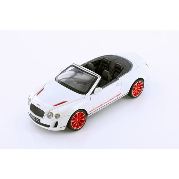 Bentley Continental Supersport Convertible ISR, White - Showcasts® 68259D - 1/24 scale Diecast Car