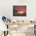 thumbnail image 5 of Lsque Sunset Western Desert Cowboy Print Wall Art – Decorative Picture for Living Room, Bedroom, and Office (Horizontal), 5 of 6